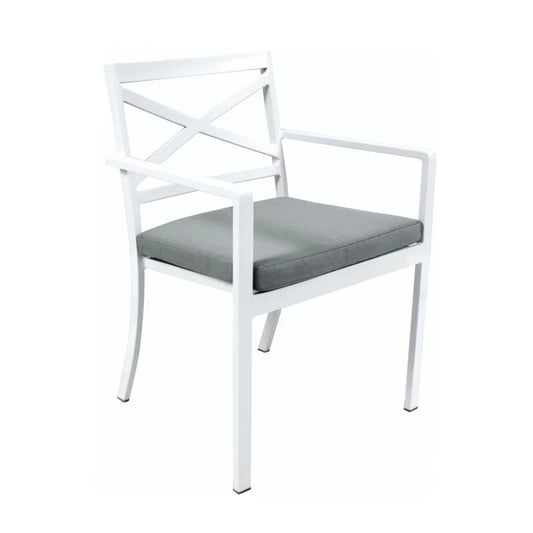 Bridgeport Dining Chair Aluminium Frame