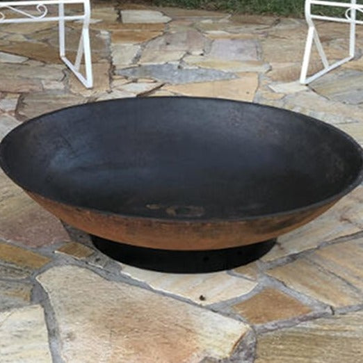 800mm Cast Iron Shallow Bowl Fire Pit